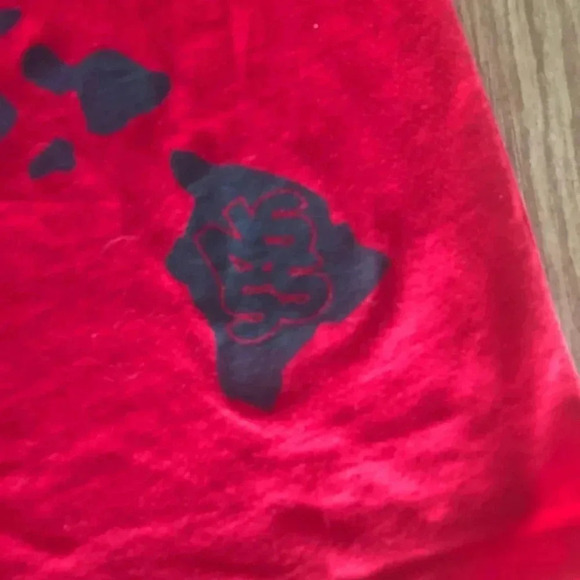 North Shore Hawaii Red Short Sleeve Tee Hawaiian Islands Print - Picture 7 of 9